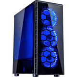 Boîtier tour midi Inter-tech cxc2 (noir | 3x usb-a | fenêtre)
