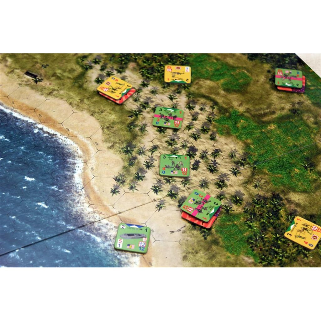 Réseau de joueurs européens Conflit des héros : jeu de société Guadalcanal the Pacific 1942 (anglais, 2 à 4 joueurs, 60 à 240 minutes, à partir de 13 ans)