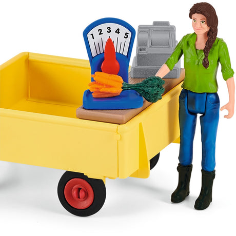 Schleich Farm World - figurine de jeu avec support de ferme mobile