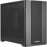 Boîtier mini tour Chieftec bx-mesh (noir | 1x USB-A | 1x USB-C | verre trempé)