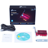 Adaptateur réseau Tp-Link TX401 Gigabit PCI Express (rouge)