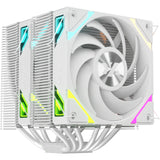 Refroidisseur de processeur Xyz PC Gear Thermax 6 Duo RGB (blanc, Arbb, Pwm)