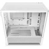 Boîtier tour midi Nzxt h3 flow (blanc (mat) | 1x USB-A | 1x USB-C | verre trempé)