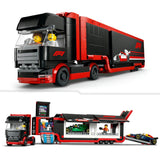 Lego city 60445 camion f1 avec voitures rb20 et amr24 f1