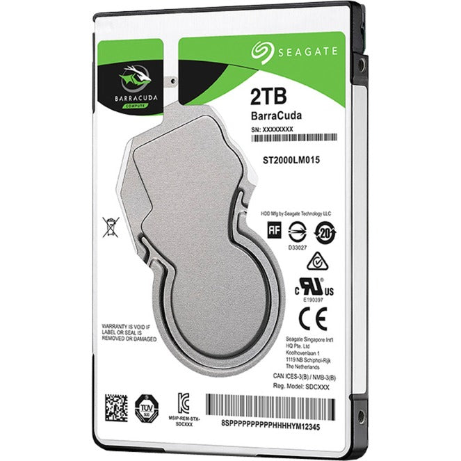 Disque dur Seagate Barracuda 2 To (ST2000LM015, SATA 600)