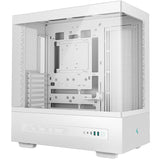 Boîtier tour midi numérique Deepcool ch690 (blanc | 2x USB-A | 1x USB-C | verre trempé)
