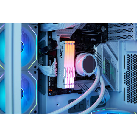 Kingston Fury 16 Go de RAM DDR5-5600 (blanc, KF556C40BWA-16, Beast RGB, XMP)