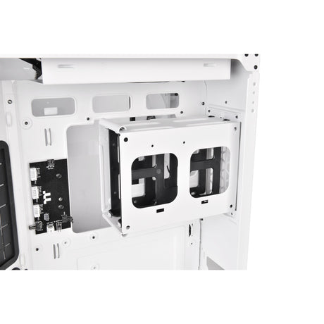 Boîtier tour midi Thermaltake view 51 tg snow argb edition (blanc | 4x USB-A | 1x USB-C | RVB | fenêtre)