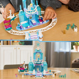 Lego Disney Princess 43281 Le château de glace et la balade sur neige d'Elsa
