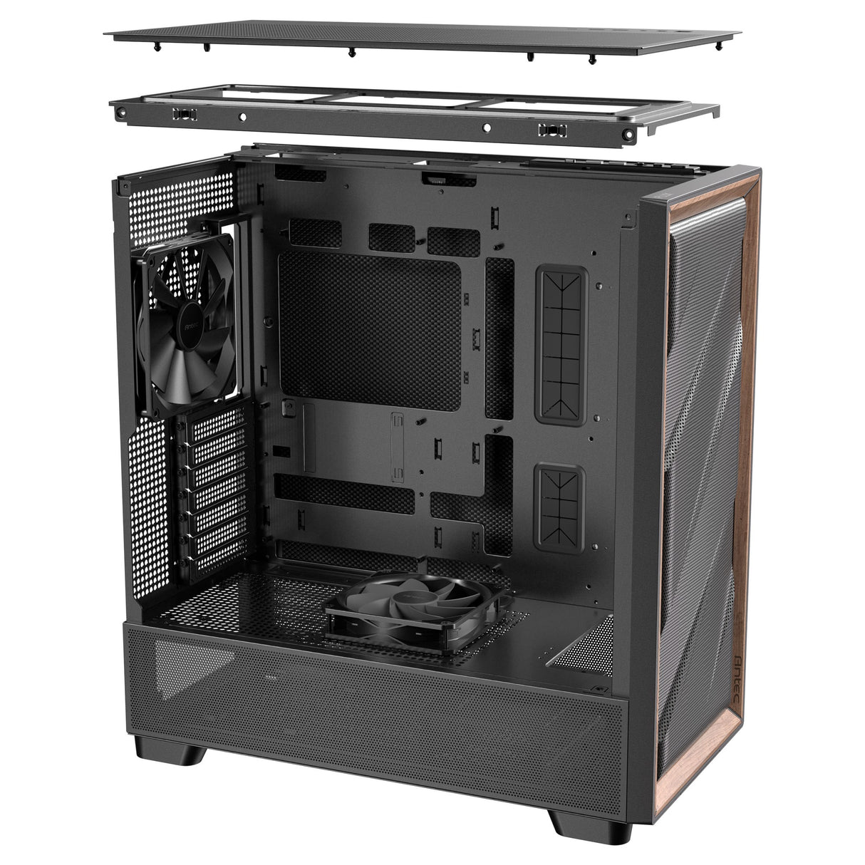 Boîtier tour midi Antec flux se (noir | 2x USB-A | 1x USB-C)