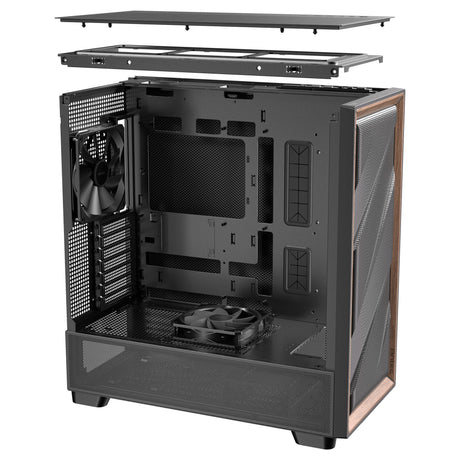 Boîtier tour midi Antec flux se (noir | 2x USB-A | 1x USB-C)