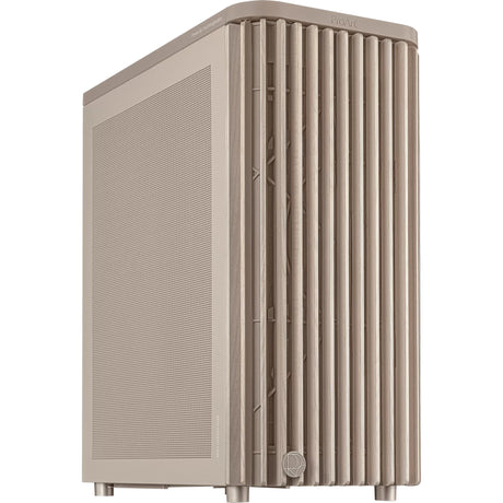 Asus proart pa401 wood edition - boîtier tour midi à panneau maillé (couleur bois beige | 2x USB-A | 1x USB-C)