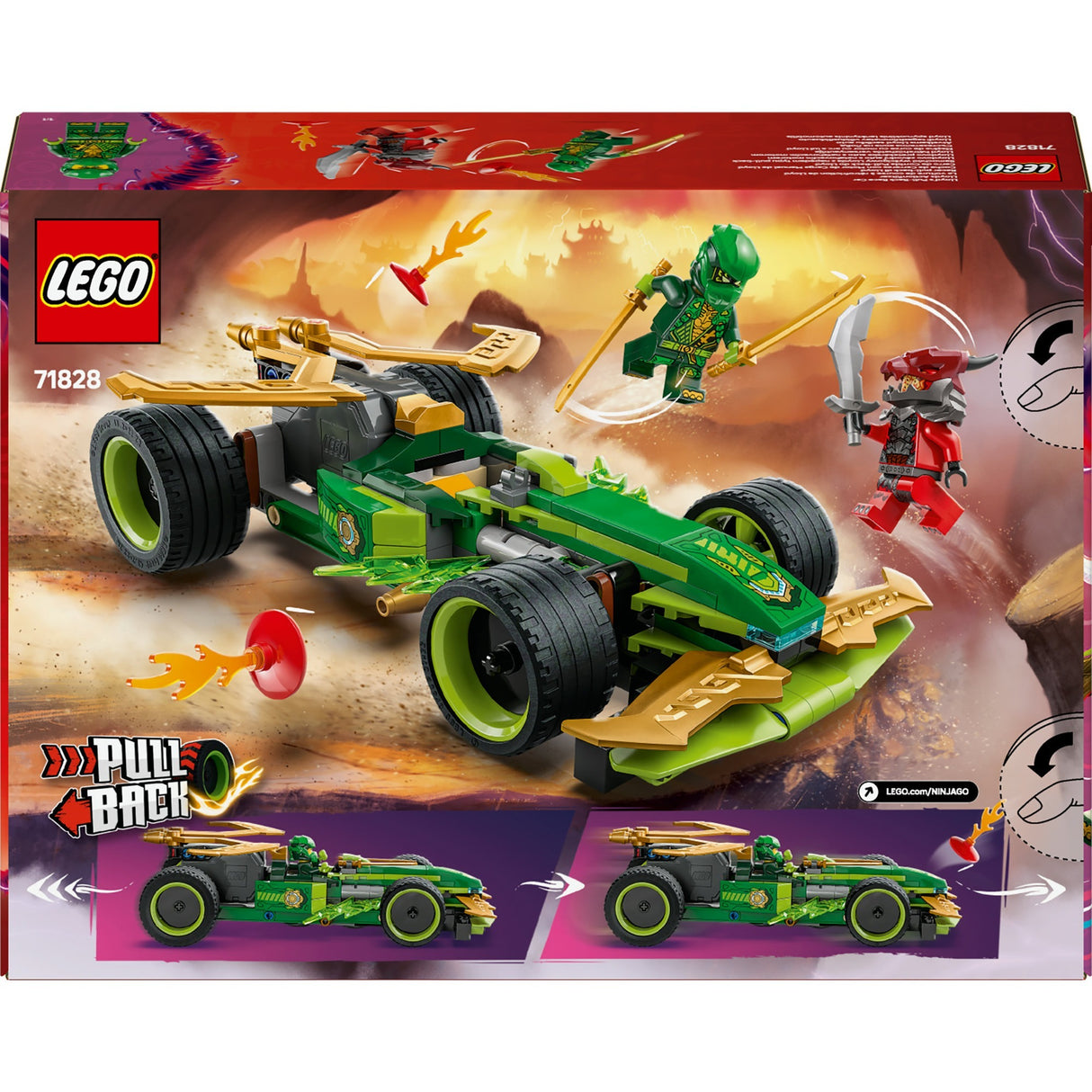Lego Ninjago 71828 Lloyds retire la voiture de course