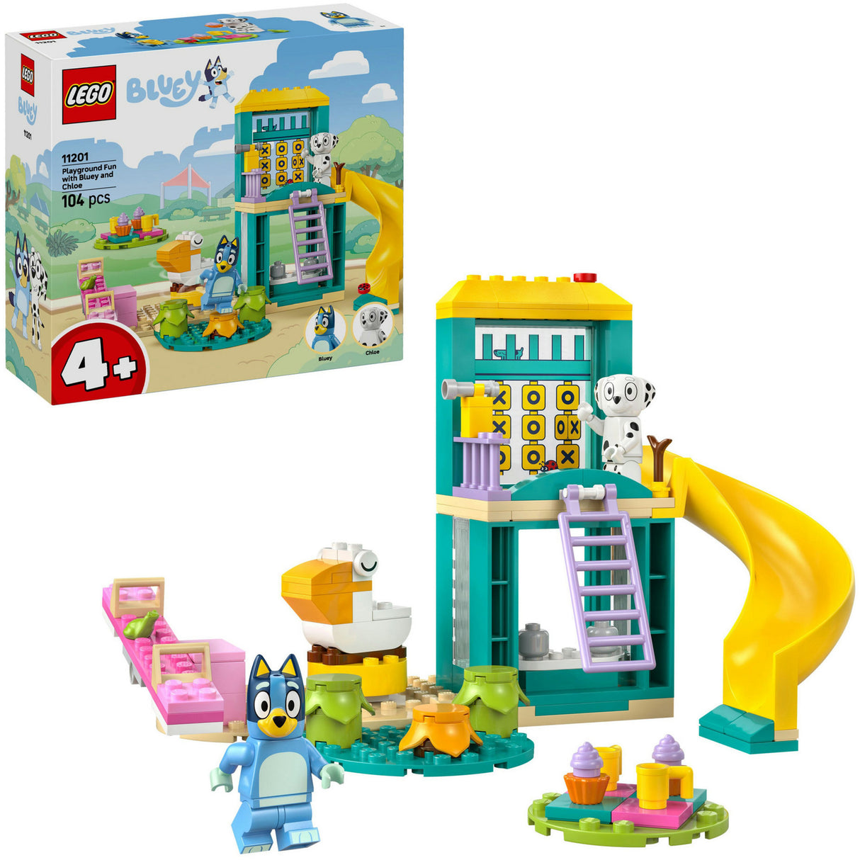 Lego 11201 Bluey et Chloé dans la cour de récréation | 2 pièces