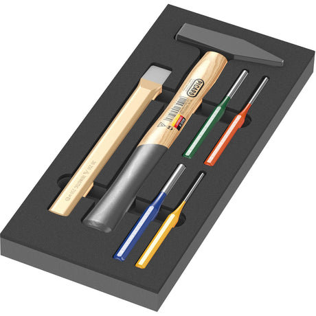 Wera 9782 insert en mousse avec marteaux, jeu de 1, 6 pièces - 05150182001