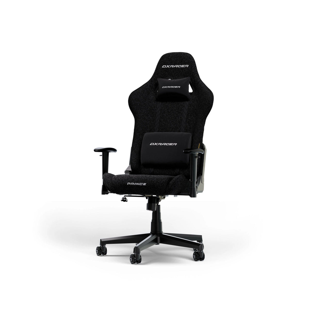 Dxracer prince l chaise de jeu en tissu noir (noir)