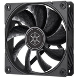 Ventilateur de boîtier Silverstone shark force 120 (noir, 120 x 120 x 25 mm, pwm)