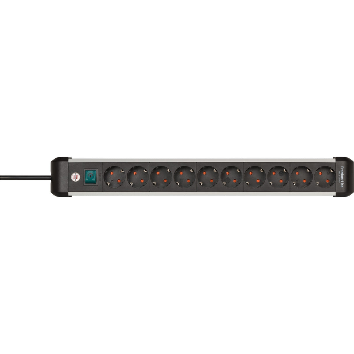 Brennenstuhl Socket Premium-Alu-Line 10 fois