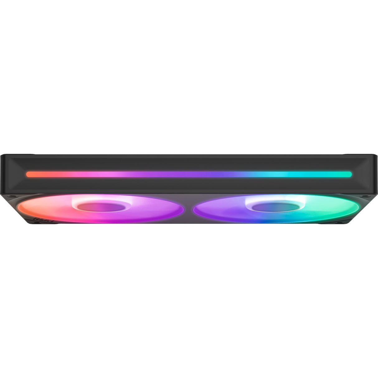 Nzxt f240 rgb core ventilateurs de boîtier (noir, 2 pièces, 240 x 120 x 26 mm)