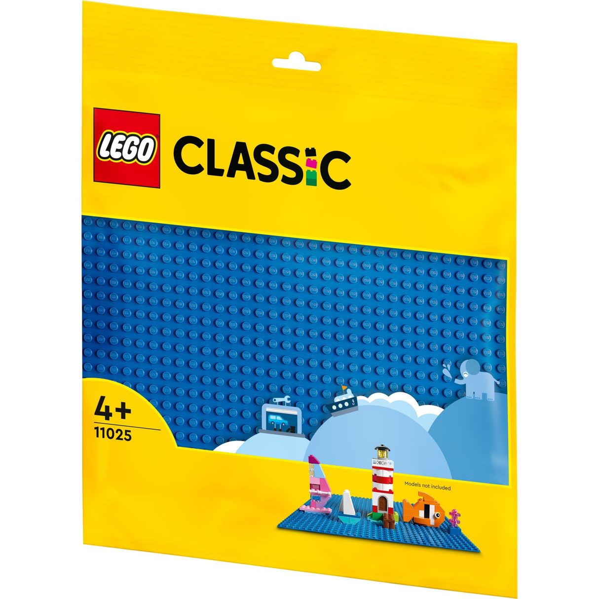 Plaque de construction Lego classique bleue - 11025