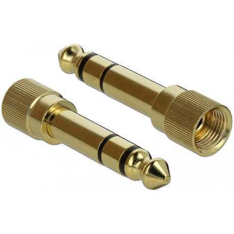 Delock câble d'extension jack stéréo 3,5 mm 3 broches mâle > femelle (noir, 2 mètres)