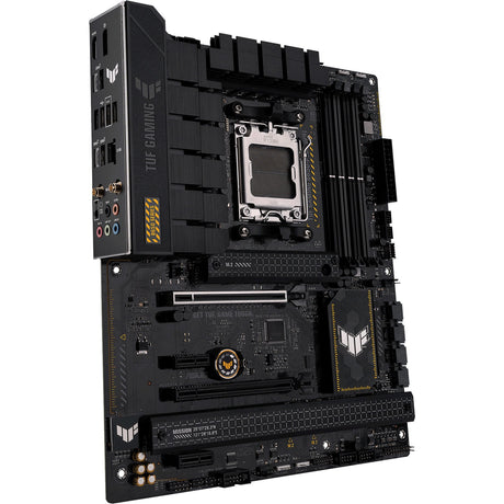 Carte mère Asus Tuf Gaming B650-Plus WiFi Socket AM5 (orange clair noir, RAID, 2,5 Go-LAN, Wi-Fi 6, BT 5.2, son, ATX)