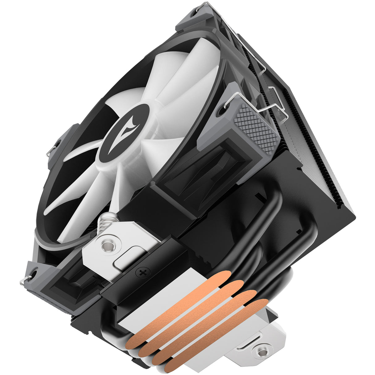 Refroidisseur de processeur Sharkoon a40 RVB (noir, connecteur de ventilateur PWM à 4 broches)