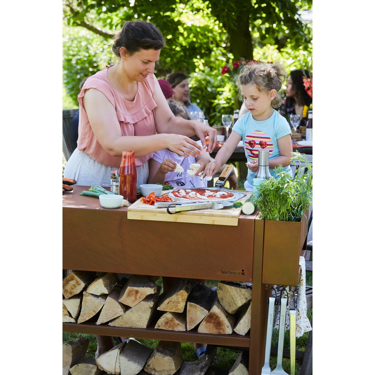Barbecook Nestor Buddy de table en acier corten