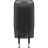 Goobay Chargeur rapide USB-C nano (65 W) et câble textile USB-C