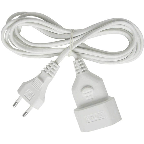 Brennerstuhl rallonge plastique 5m blanc h03vv h2-f 2x0,75