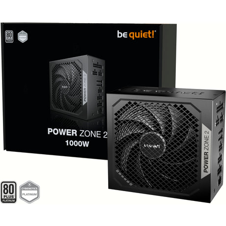 Soyez silencieux! Alimentation modulaire Power Zone 2 de 1 000 watts (noir, 1x 12v-2x6, 3x PCIe)