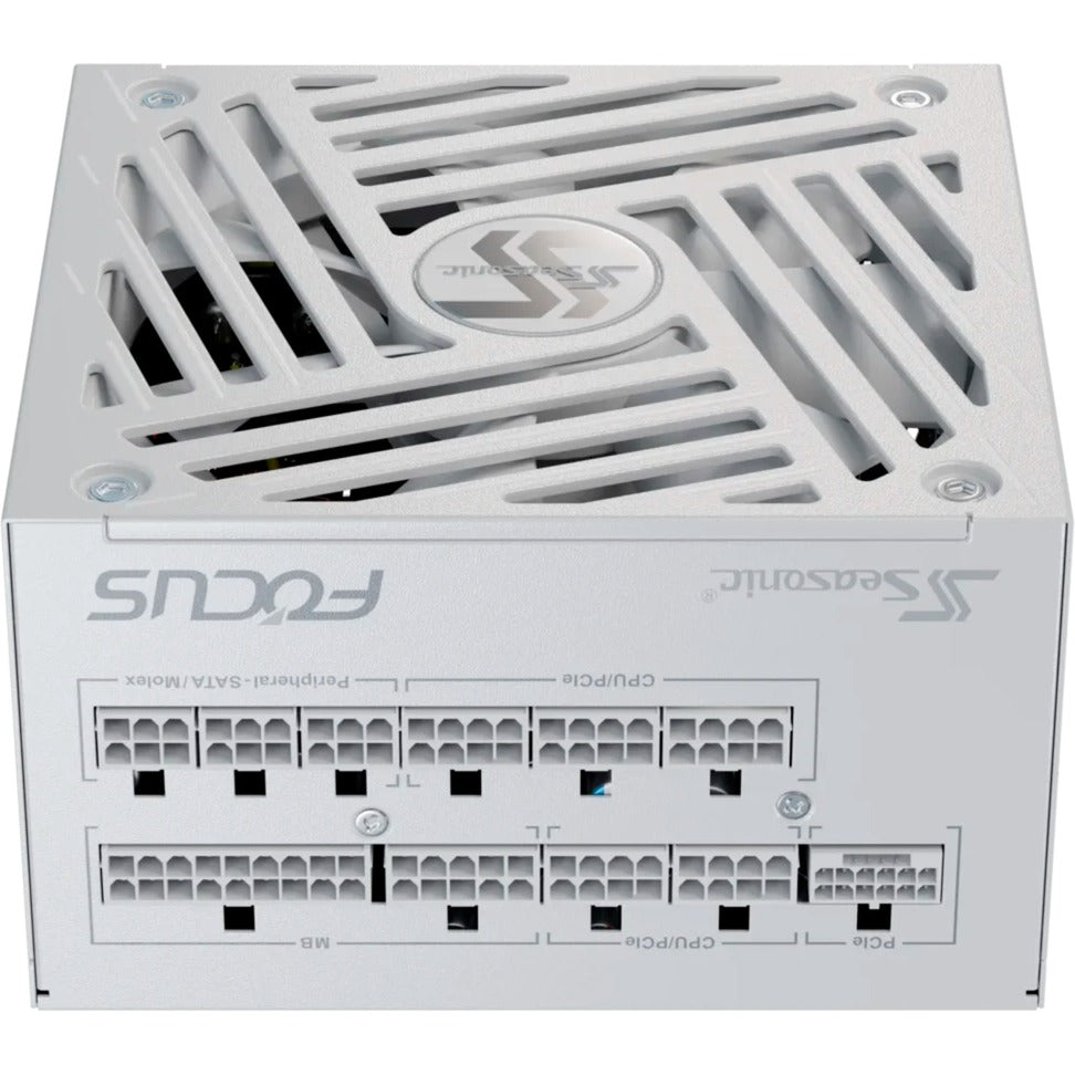 Alimentation modulaire Seasonic focus-gx-850-v4 atx3.0 de 850 watts (blanc, 1x 12vhpwr, 3x pcie)