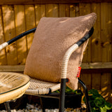 Coussin chauffant sans fil Cosy una Woolly 45 x 45 cm (marron clair, power bank 5000 mah)