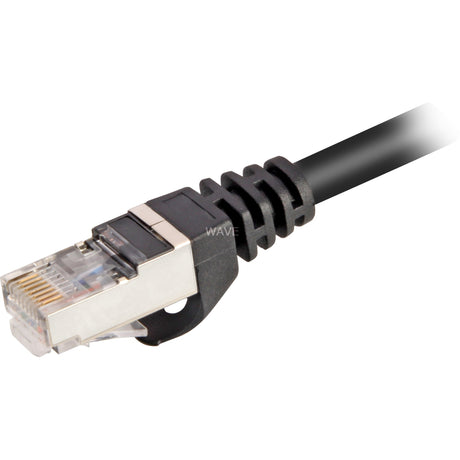 Câble patch Sharkoon SFTP, RJ-45 avec Cat.6 (noir, 0,5 mètre)