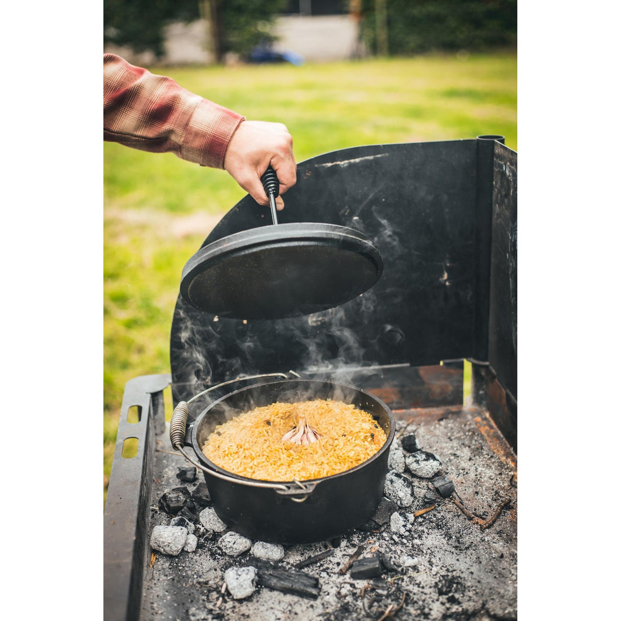 The Windmill Dutch Oven Poêle de cuisson 4,5 qt (noir, ø 25,5 cm | 3,8 litres)