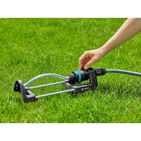 Arroseur oscillant Gardena ecoline 18920-20 (noir turquoise, jusqu'à max. 220 m²)