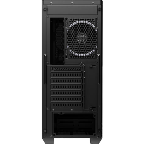 Boîtier tour midi noir Sharkoon vs8 rgb (noir | 2x usb-a | 1x usb-c | rgb | verre trempé)