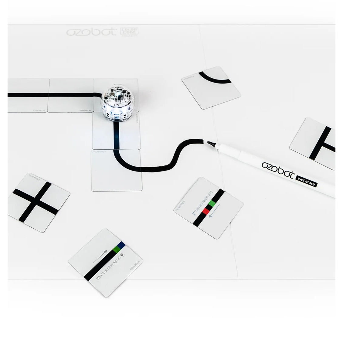 Aimants à code couleur Ozobot : ensemble de robot de base