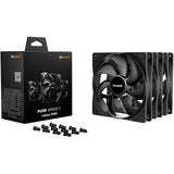 Soyez silencieux! pure ailes 3 ventilateurs de boîtier (noir, 3 pièces, 140 x 140 x 25 mm, pwm)