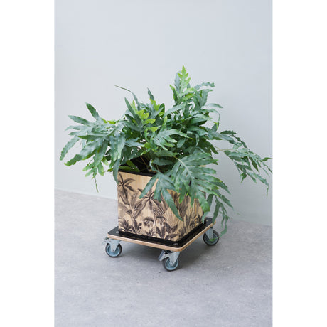 Carré de chariot de plante naturelle