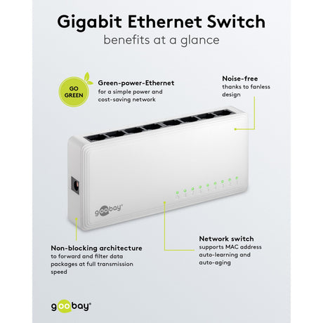 Switch réseau 8 ports