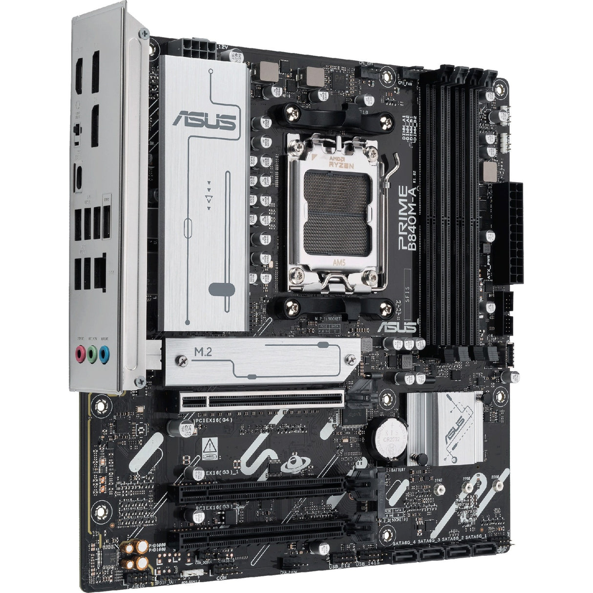 Carte mère Asus Prime B840M-A-CSM Socket AM5 (2,5 Go-LAN, son, µATX)