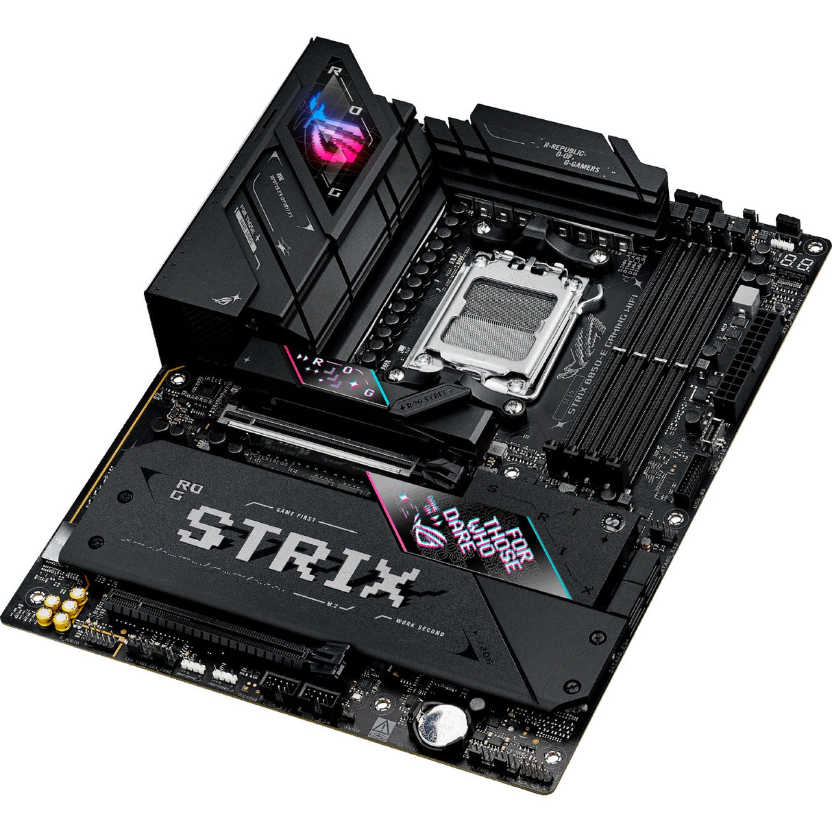 Carte mère Asus ROG Strix B850-E Gaming WiFi Socket AM5 (noir, RAID, 5 Go-LAN, Wi-Fi 7, BT, son, ATX)