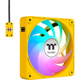 Thermaltake ct120 ex argb sync pc cooling fan bumblebee (3-fan pack) case fans (geel, 3 stuks, 120 x 120 x 25 mm, pwm)