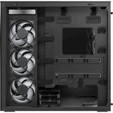 Boîtier tour midi Arctic xtender vg (noir | 2x USB-A | 1x USB-C | RVB | verre trempé)