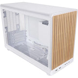 Boîtier tour midi Lian li a3-matx blanc (édition bois) (couleur bois blanc | 2x USB-A | 1x USB-C | verre trempé)