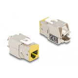 Delock module keystone prise rj45 vers lsa cat 6a sans outil, 8 pièces (multicolore)