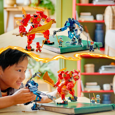 Lego Ninjago 71808 Le robot de feu élémentaire Kais
