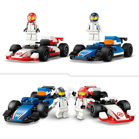 Lego city 60464 f1 williams courses et lièvre f1 voitures de course