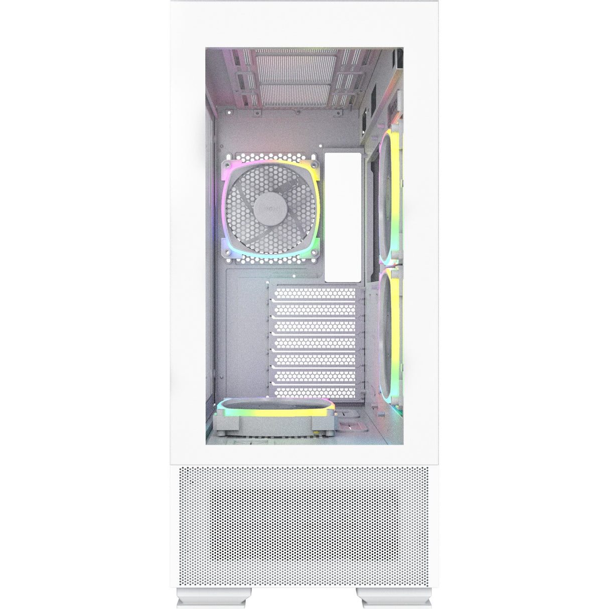 Boîtier tour midi Montech sky two (blanc | 2x USB-A | 1x USB-C | fenêtre)